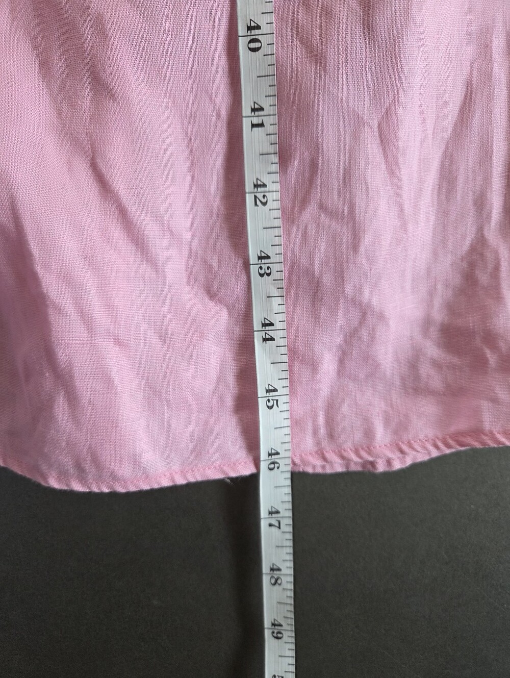 Petal & Pup Pink Linen Gabriella Off The Shoulder Maxi Dress Size 4 Cottagecore - Picture 8 of 8